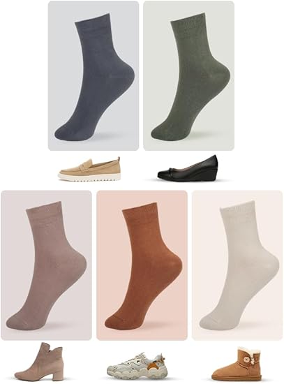 Women Thin Cotton Socks Soft Cozy Socks Cute Ankle Crew Socks